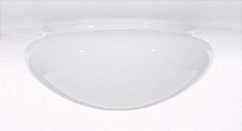 Satco 50-330 9.5-Inch Replacement Mushroom Glass Shade, 7-7/8 Inch Fitter, White (50/330)