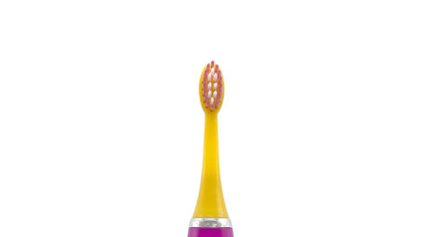 Brush Buddies Blippi Electric Toothbrush for Kids, Battery Powered Sonic Toothbrush, Soft Bristles, Children’s Toothbrush for Boys & Girls, Toddler Oral Care, Blippi Character Design (Purple)