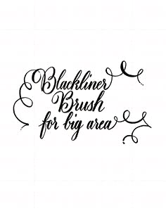 MOLOTOW Blackliner Pen, Brush Tip with Refillable Barrel, Quick Dry Black Permanent Archival Ink, 1 Each (703.212)