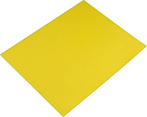 Pacon 54721 Peacock Four-Ply Railroad Board, 22 x 28, Lemon Yellow, 25/Carton