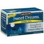Bigelow Sweet Dreams Herbal Tea, Relaxing Blend of Chamomile & Mint, Caffeine Free, 20-Count Boxes (Pack of 48)