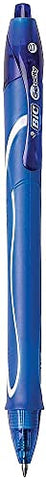 BIC RGLCG11BE Gel-ocity Quick Dry Retractable Gel, Blue Ink, Medium, 1 Dozen