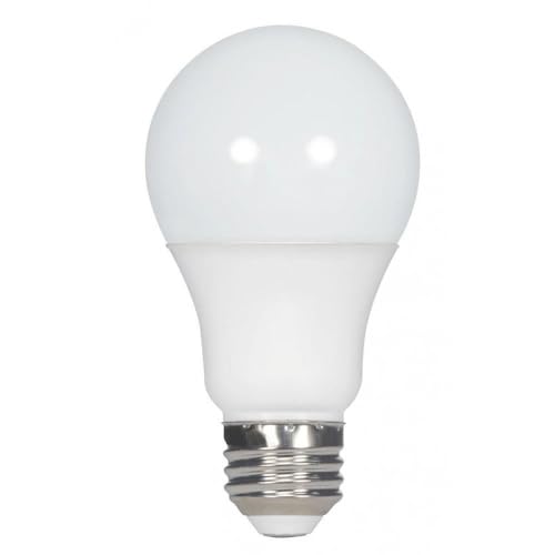 Satco S8480, 10 Watt, Frosted, 4000K Medium Base, 120 Volt, A19 LED Bulb