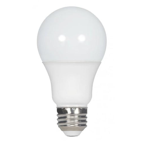Satco S8480, 10 Watt, Frosted, 4000K Medium Base, 120 Volt, A19 LED Bulb
