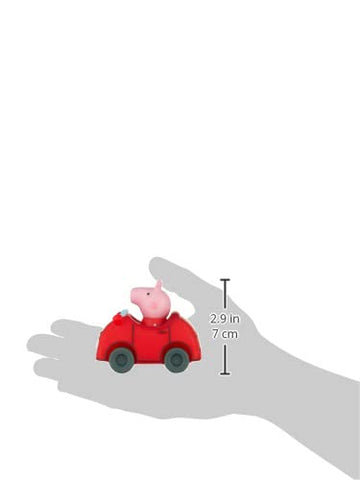 Peppa Pig Peppa’s Adventures Little Buggy Vehicle Preschool Toy for Ages 3 and Up in The Pig Family Red Car
