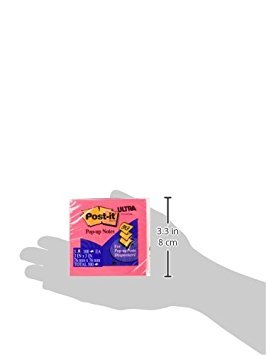 Post-it Pop-up Notes, 3x3 in, 5 Pads, America's #1 Favorite Sticky Notes, Assorted Colors, Clean Removal, Recyclable (3301-5ALT-M)