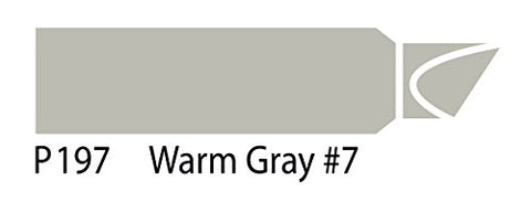 The Original Chartpak AD Marker, Tri-Nib, Warm Gray 7, 1 Each (P197)