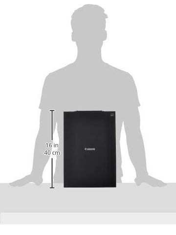 Canon CanoScan LiDE 400 Slim Scanner, 7.7" x 14.5" x 0.4", Document & Photo Scanner, Black