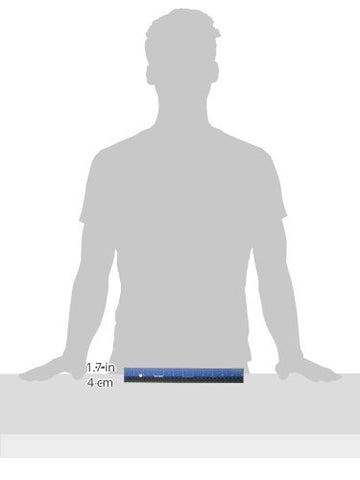Victor Easy Read Stainless Steel Ruler, Standard/Metric, 12" Long, Blue