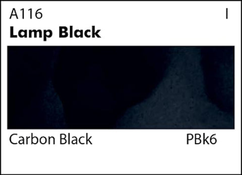 Grumbacher Academy Watercolor Paint, 7.5ml/0.25 Ounce, Lamp Black (A116)