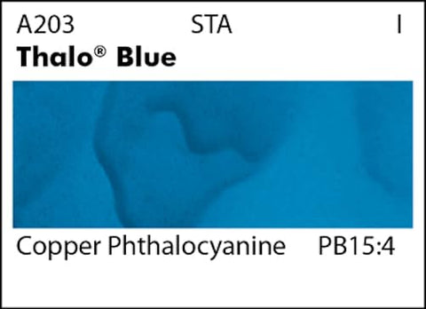 Grumbacher Academy Watercolor Paint, 7.5ml/0.25 Ounce, Thalo Blue (A203)