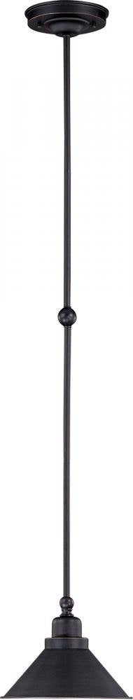 Nuvo Lighting 60/1708 One Light Mini Pendant, Mission dust Bronze