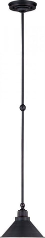 Nuvo Lighting 60/1708 One Light Mini Pendant, Mission dust Bronze