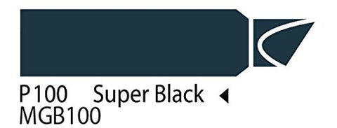 The Original Chartpak AD Marker, Tri-Nib, Super Black, 1 Each (P100)