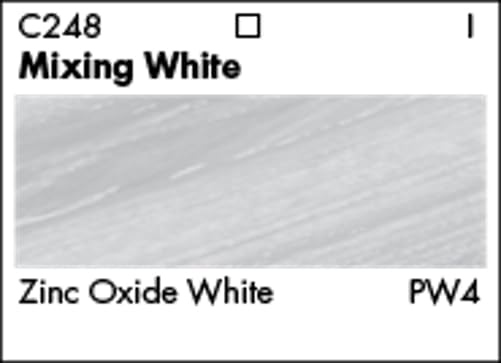 Grumbacher Academy Acrylic Paint, Gloss, 200ml/6.8 oz. Plastic Tube, Mixing White (C248P200)