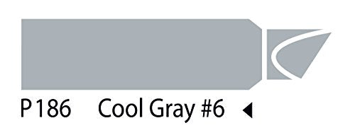 The Original Chartpak AD Marker, Tri-Nib, Cool Gray 6, 1 Each (P186)