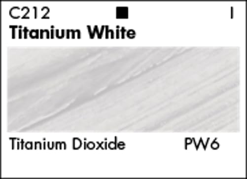 GRUMBACHER Academy Acrylic Paint, 75ml/2.5 Ounce Plastic Tube, Titanium White (C212P)