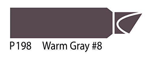The Original Chartpak AD Marker, Tri-Nib, Warm Gray 8, 1 Each (P198)