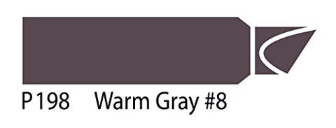 The Original Chartpak AD Marker, Tri-Nib, Warm Gray 8, 1 Each (P198)
