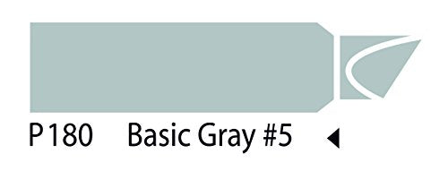 The Original Chartpak AD Marker, Tri-Nib, Basic Gray 5, 1 Each (P180)