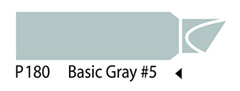 The Original Chartpak AD Marker, Tri-Nib, Basic Gray 5, 1 Each (P180)