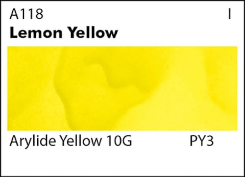 Grumbacher Academy Watercolor Paint, 7.5ml/0.25 Ounce, Lemon Yellow (A118)