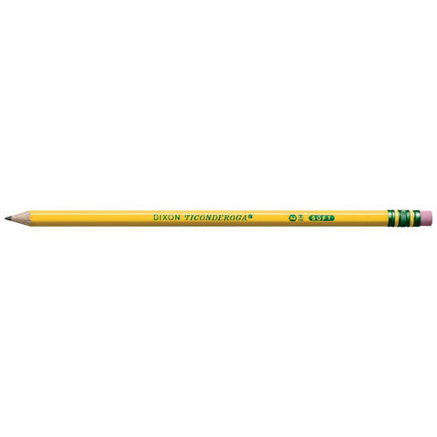 Ticonderoga Wood-Cased Pencils, Pre-Sharpened, 2 HB Soft, Yellow(Pack of 480)