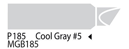 The Original Chartpak AD Marker, Tri-Nib, Cool Gray 5, 1 Each (P185)