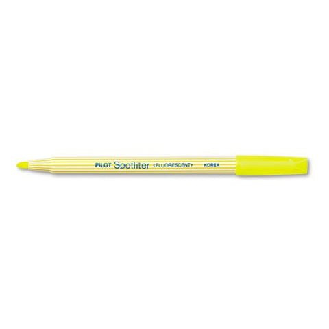Pilot Spotliter Fluorescent Highlighters, Chisel Tip, Yellow, Dozen Box (45011)