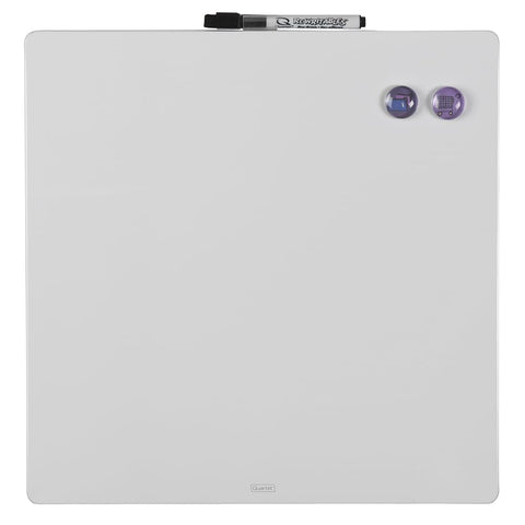 Quartet Magnetic Whiteboard Tile, 14" x 14" Dry Erase Board, White Board, Frameless, White Surface (85402-WT)