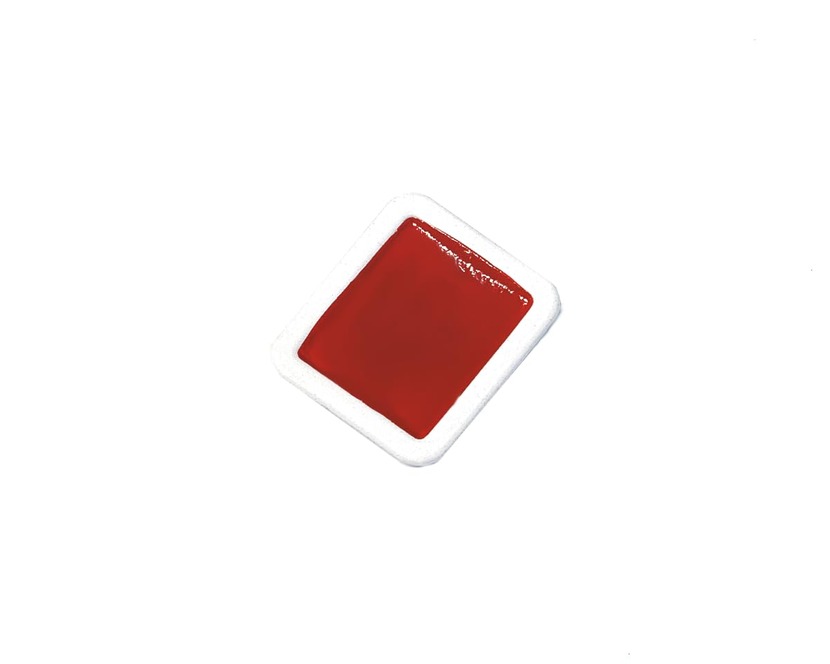 Prang Semi-Moist Watercolor Refill Half Pans Red