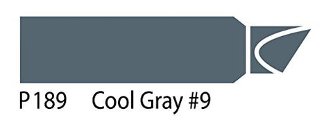 The Original Chartpak AD Marker, Tri-Nib, Cool Gray 9, 1 Each (P189)