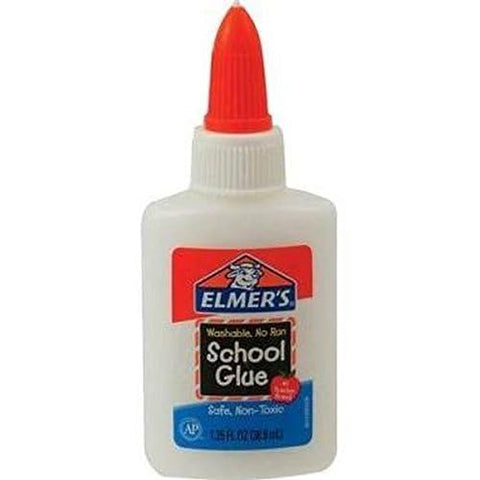 Elmer's E301 School Glue, Washable No-Run, 1.25 Ounces (Pack of 12)