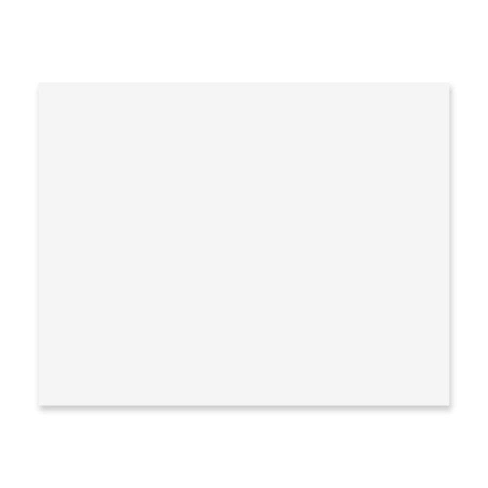 Pacon® Peacock® Railroad Board, 22" x 28", 4-Ply, White, Carton of 100 Sheets