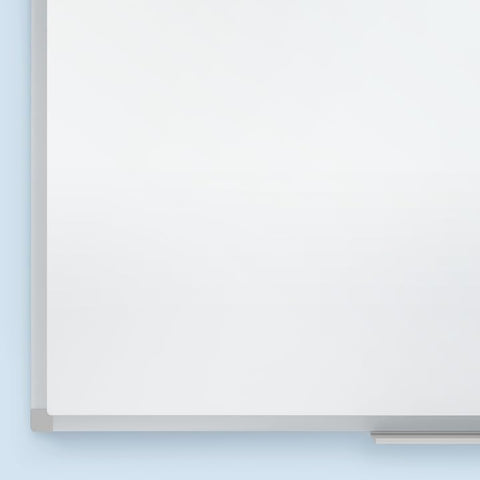 Mead Dry Erase Board 96" x 48" Non-Magnetic Whiteboard For Wall, 8' x 4', White/Silver (85359N)
