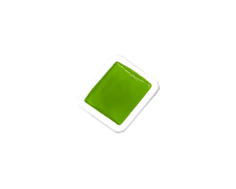Prang Semi-Moist Watercolor Refill Half Pans Yellow-Green
