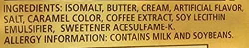 Werther's Original Sugar-Free Caramel Coffee Hard Candy - Individually Wrapped Hard Candies for Halloween, Parties, or Snacks - 1.46 oz Bag (Pack of 1)