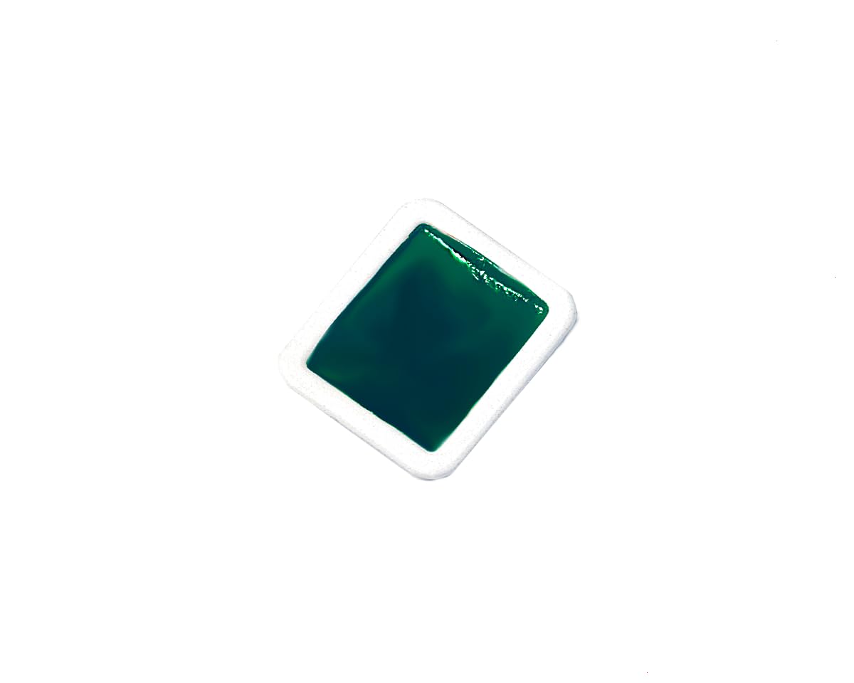 Prang Semi-Moist Watercolor Refill Half Pans Blue-Green