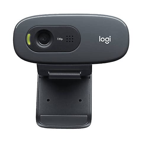 Logitech C270 Webcam - 0.9 Megapixel - 30 fps - USB Type A - 1 Pack(s)