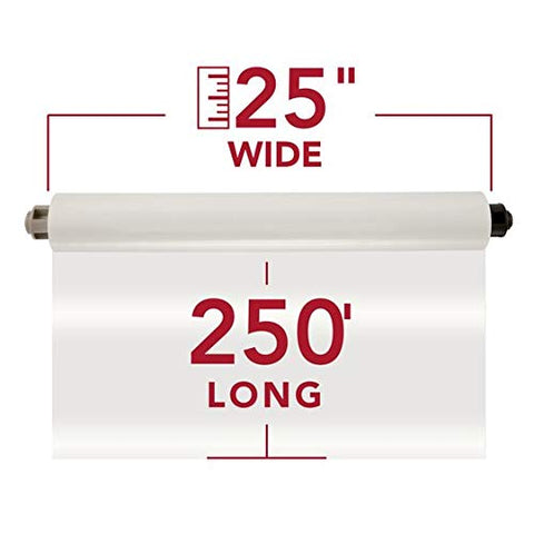 GBC Thermal Laminating Film, Rolls, Ultima 65 EZLoad, Nap I, 3 mil, 25" x 250', 2-Pack (3000024EZ)