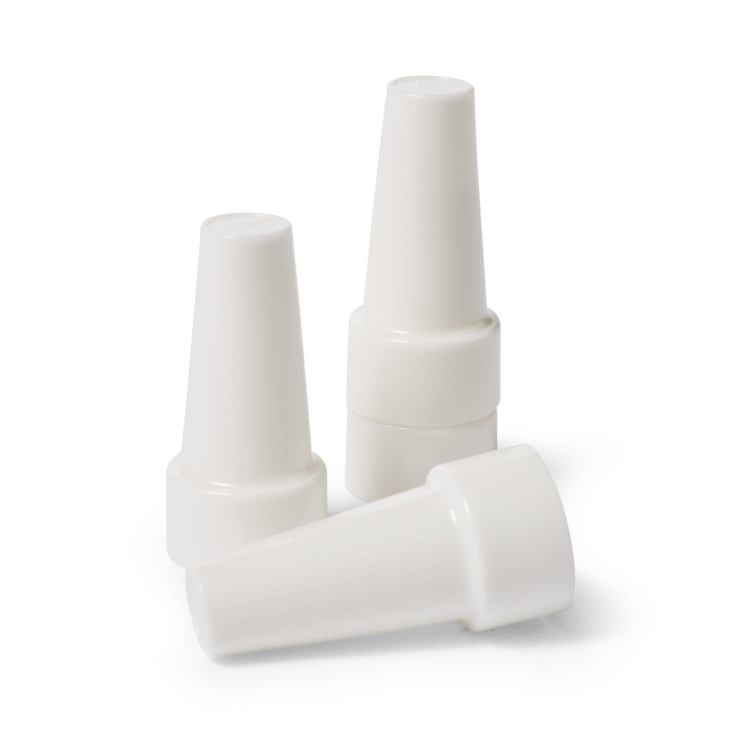 Ateco Covers, Plastic Caps for Cake Decorating Tubes, Set of 4 Baking Supplies, One Size, White