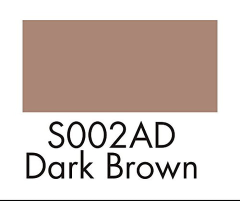 AD Marker Chartpak Spectra, Tri-Nib and Brush Dual-Tip, Dark Brown, 1 Each (S002AD)