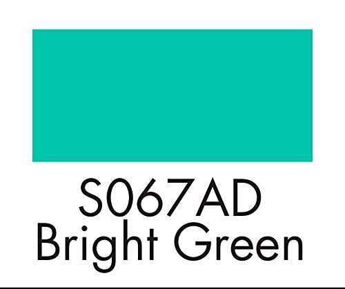 AD Marker Chartpak Spectra, Tri-Nib and Brush Dual-Tip, Bright Green, 1 Each (S067AD)