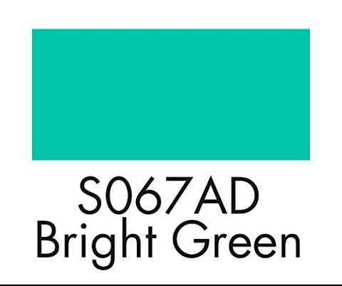 AD Marker Chartpak Spectra, Tri-Nib and Brush Dual-Tip, Bright Green, 1 Each (S067AD)