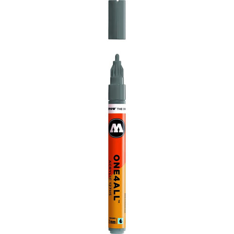 Molotow ONE4ALL Acrylic Paint Marker, 2mm, Grey Blue Dark, 1 Each (127.244)