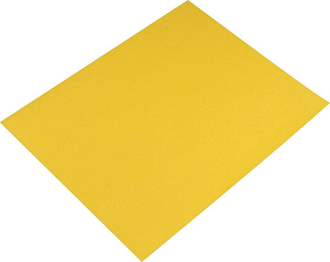 Pacon 54721 Peacock Four-Ply Railroad Board, 22 x 28, Lemon Yellow, 25/Carton