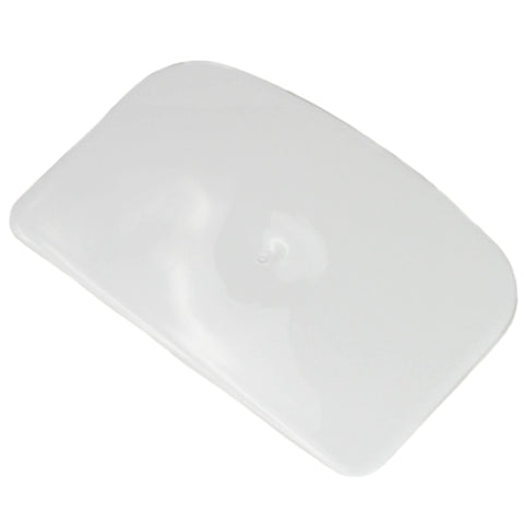 Chef Craft Classic Plastic Dough Scraper, 6 Inch, White, One Size