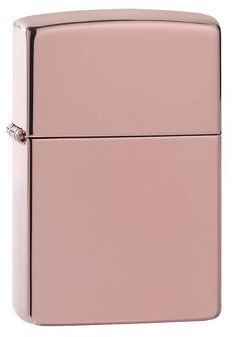 Zippo High Polish Rose Gold Pocket Lighter