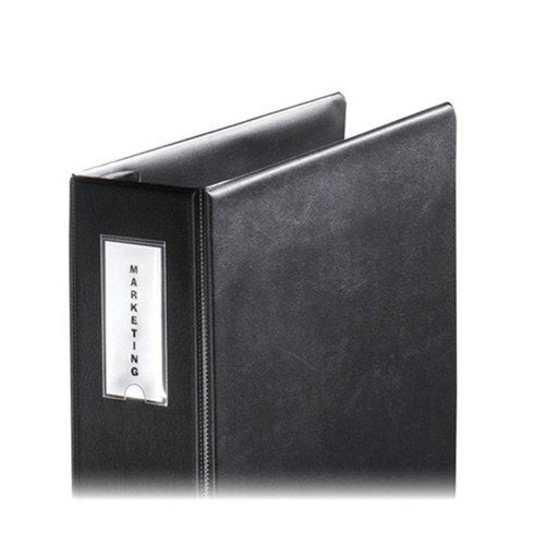 Cardinal Self-Adhesive Label Holders for Binders, 1.38 x 3 Inches, Clear, 12 per Pack (21820)