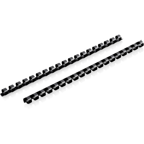 Mead CombBind Binding Spines/Spirals/Coils/Combs, 7/16", 70 Sheet Capacity, Black, 125 Pack (4000133)